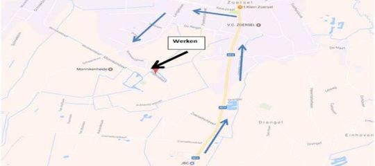 Omleiding wegenwerken Zoersel