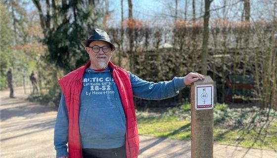 Wandelen langs het dierenpark