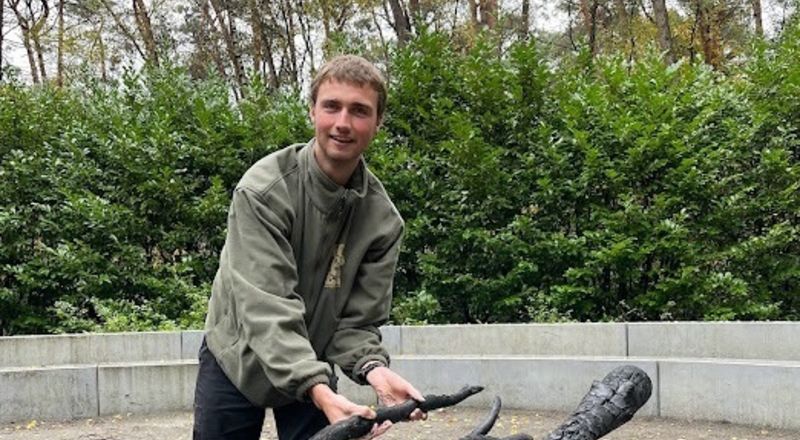Arne werkt mee aan kampsfeer op Drieboomkensberg